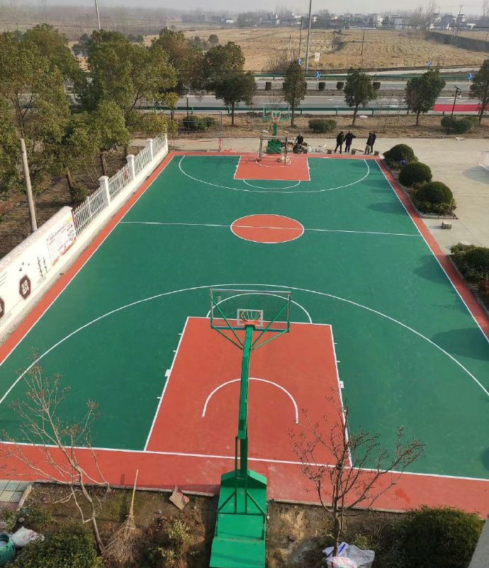 丙烯酸篮球场网球场羽毛球场施工方案（水泥基础）